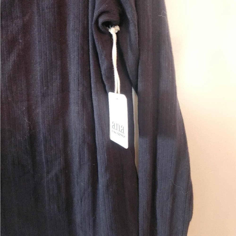 Ana black ribbed scoop neck top size xxl - Picture 4 of 4